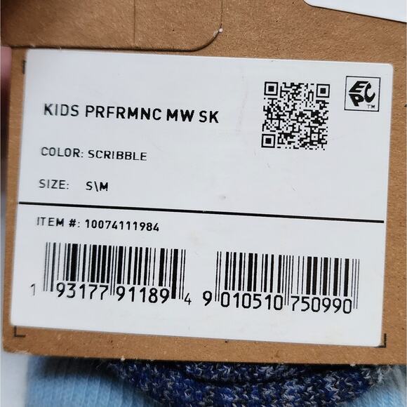 Burton Kids Performance Midweight Merino Wool Socks- S/M - Picture 6 of 6